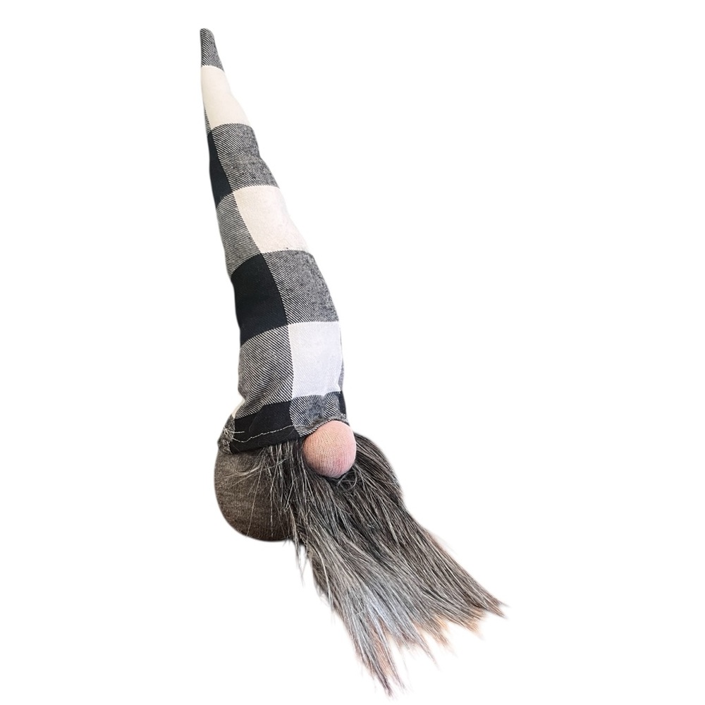 Plaid Gnome with Long Hat